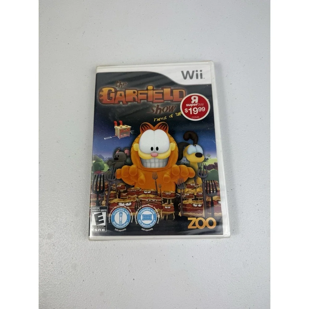 Garfield Show: Threat of the Space Lasagna Nintendo Wii Brand NEW Factory Sealed